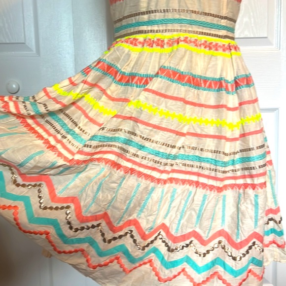 Anthropologie Plenty by Tracy Reese Sunglow Embroidered Dress - Picture 5 of 12